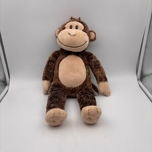 Build a Bear Workshop Plush Brown Monkey‎ Stuffed Animal "Stuffed with Hugs"